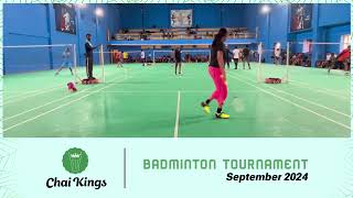 Women's Singles Match 3 | Chai Kings 3rd Badminton Tournament | #Chennai