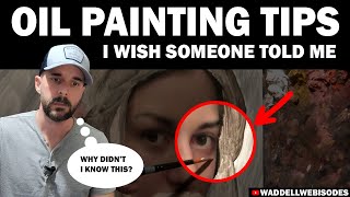 BEST WAYS to use OIL PAINT! Useful Painting TIPS!