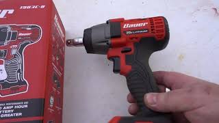 Bauer 20 volt Impact Driver Review From Harbor Freight