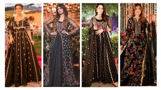 Trendy Black colour dress design ideas /Top best black colour dress collection #dressdesign #black