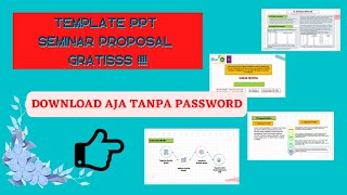 Cara Membuat PPT Power Point untuk Seminar Proposal Skripsi Tinggal Download Tanpa Password