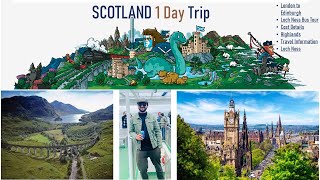 London to Scotland Travel Vlog | Loch Ness Bus Tour | Harry Potter Hogwarts Castle