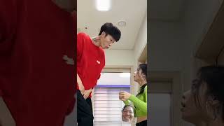 SHE NAUGHTY AGAIN HAHAHA #funny #couple #comedy #korean #viralvideo #tiktok #funnyvideo