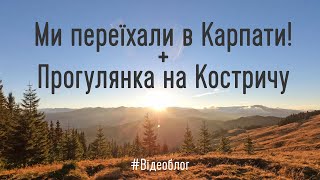 Ми переїхали в Карпати! І я розвідав маршрут на Костричу