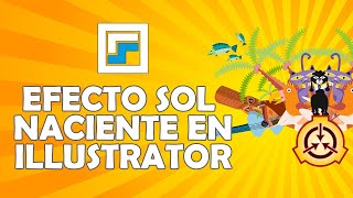 Efecto sol naciente en Illustrator