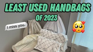 My 5 Least Used Handbags of 2023 | Hermes, Chanel, Givenchy, Charlotte Olympia