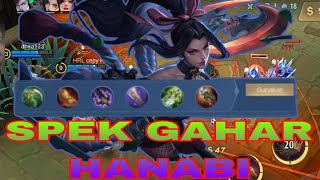 BUKAN EMBLEM KACANGAN HERO HANABI MOBILE LEGENDS #mobilelegends #herohanabi