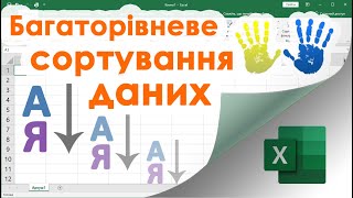 15. Багаторівневе сортування (в кількох стовпчиках одночасно) в Екселі