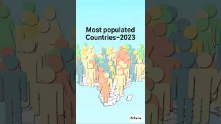 Top 5 most populated countries #shortvideo #shorts #youtubeshorts