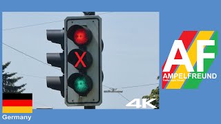 [4K] Signalbau Huber Traffic Light with lamp failure