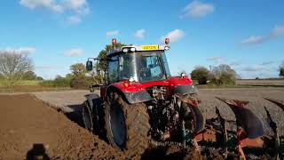 masse ferguson.7715. ploughing in  suffolk