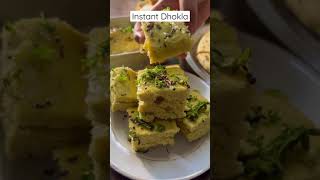 Dhokla recipe | Instant dhokla recipe | #foodshorts #shorts #recipe #dhoklarecipe