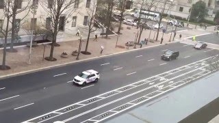 Motorcade in Washington DC