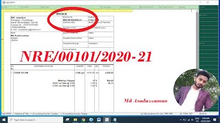 How to set PREFIX and SUFFIX in Invoices  - Tally ERP9 || How to set Invoices Number in Tally ERP9