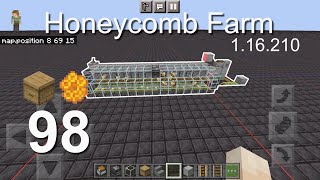 Minecraft Bedrock Tutorials(98) - How to build a Honeycomb Farm (1.16.210)