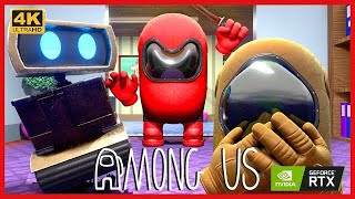 AMONG US 3D - Mini Cute Crewmates And Robot Revenge // Don't Miss This..