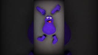 THE GRIMACE SHAKE - Plasticine version #shorts