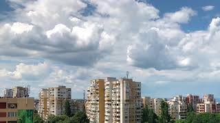 A CLOUDY DAY IN SOFIA, BULGARIA - TIMELAPSE