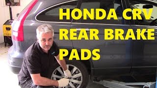 Honda CRV How to Change Rear Brake Pads