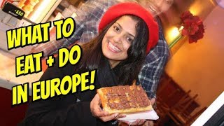 What You MUST Do In Europe | Sightseeing + Food | #traveltripswithshruti