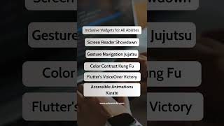 Flutter Accessibility Aikido #fluttervsreactnative #technology #flutterstatemanagement #techguides