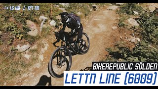 🌋 Bikerepublick Sölden - Flowtrail - Lettn-Line (blau) - MTB-Trail - Österreich