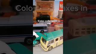 🔴CAR TOY FROM TOMICA HK TAXES AND MINI BUS || Mhai HK ||SHORT vedio