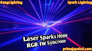 Laser Sparks J1000 RGB 1W Syncrone