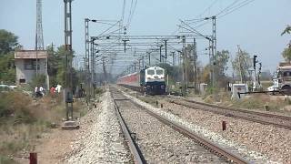 Macho looking WDP4D with Archana SF Express blasting at 110kmh