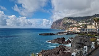 Madeira - Driving from the hills to Camera de Lobos village; 4th March 2023