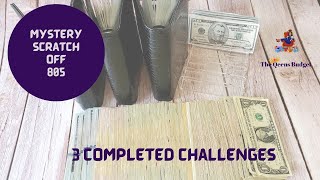 MYSTERY SCRATCH OFF SAVINGS CHALLENGE SUNDAY  | $805 || THREE CHALLENGES COMPLETED!!!!