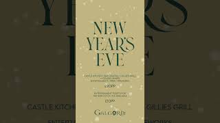 Celebrate New Year's Eve at Galgorm