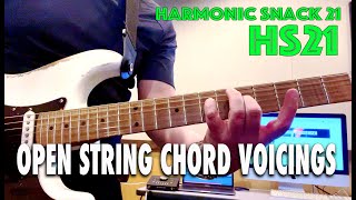 Harmonic Snack 21- Open String Chord Voicings