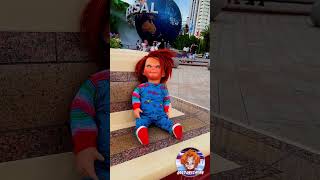 CHUCKY VISITA LOS ESTUDIOS UNIVERSAL JAPAN #chucky