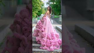 Beautiful stylish princess gown designs dress ✨#trending ball gown collection #fashion #shortsvedio