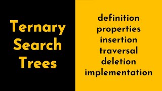 Ternary Search Trees Explained and Implemented in Java with Examples | TST | Geekific