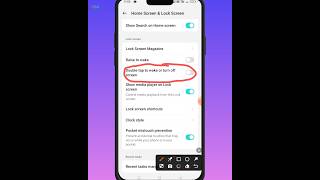 🔥Double Tab Screen On Off 😱😱#viralshorts #supersettingqueen #shortfeed #shorts #trendingshort