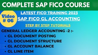 SAP FICO Class - 06 | What is GL Accounting | Details of GL Master Data in SAP FICO