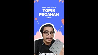 Rakaman Live: Ulangkaji topik PECAHAN siri 3.