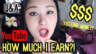 My YouTube Earnings Revealed!! How Much Money I make from YouTube?