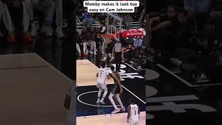 Nets Vs Spurs: Wemby makes it look easy #nba #highlights #shorts