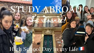 study abroad day in my life as an American high schooler in France | School Year Abroad🇫🇷