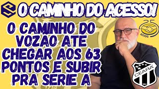 🌵SIMULAÇÃO⚽ CEARÁ NA RETA FINAL DA SÉRIE B 🪗 MARGEM PEQUENA PRA ERROS 🚨TEM QUE TER REGULARIDADE!😱