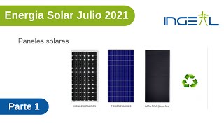 Energia Solar Julio 2021