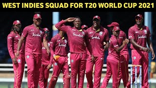 West Indies Squad for ICC T20 World Cup 2021 | Cric Tube