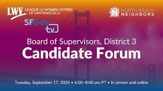 League of Women Voters Candidate Forum 2024: District 3 Supervisor