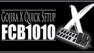 How to control Gojira X with the FCB 1010 midi foot controller | NO PROGRAMMING REQUIRED!