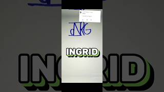 INGRID name Logo #edit #name #logos #bts