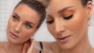 I'M BACK! | Wedding guest makeup tutorial