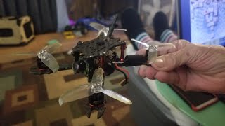 Iflight Babyhawk R flight with new foxeer micro arrow v2 camera DVR footage